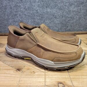 Skechers Mens 11.5 WIDE  Respected Elgin Slip-Ins Hands Free Relaxed 204810